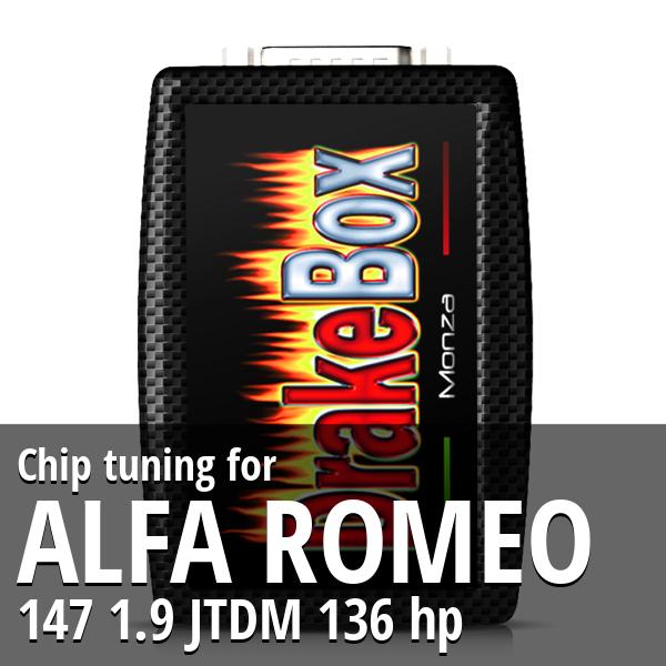 Chip tuning Alfa Romeo 147 1.9 JTDM 136 hp