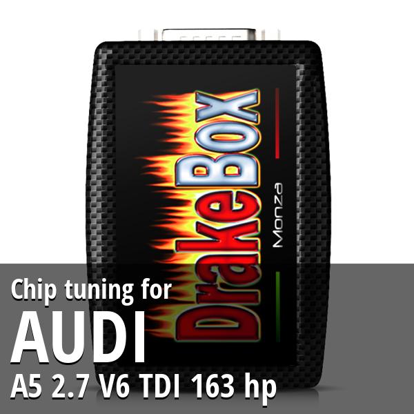 Chip tuning Audi A5 2.7 V6 TDI 163 hp