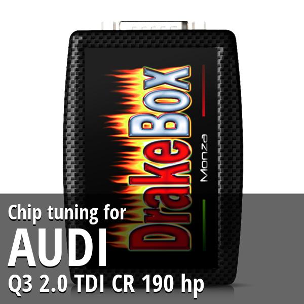 Chip tuning Audi Q3 2.0 TDI CR 190 hp