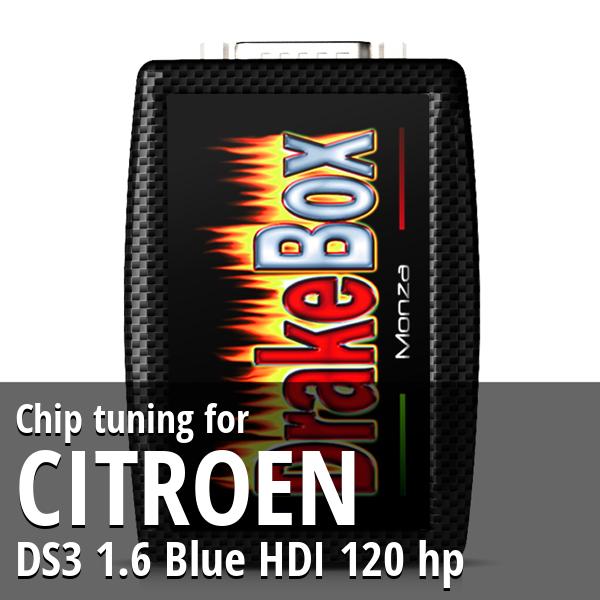 Chip tuning Citroen DS3 1.6 Blue HDI 120 hp