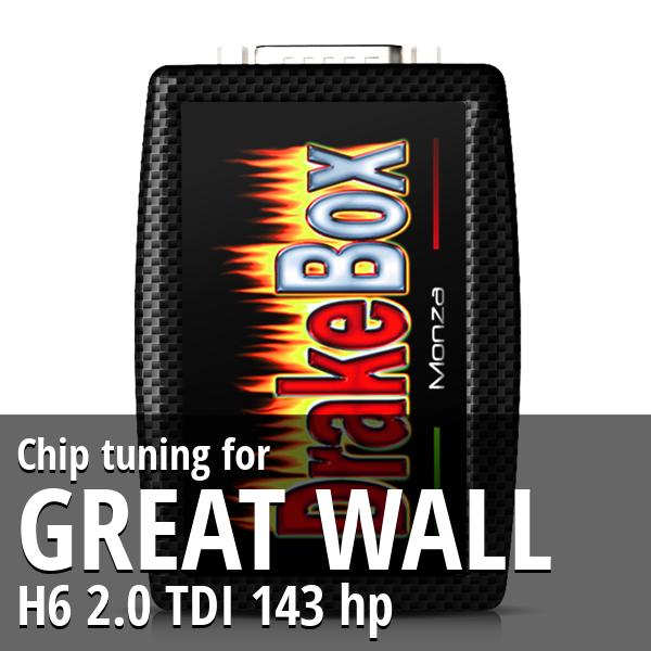 Chip tuning Great Wall H6 2.0 TDI 143 hp