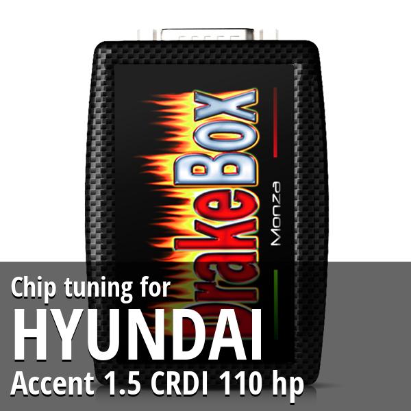 Chip tuning Hyundai Accent 1.5 CRDI 110 hp