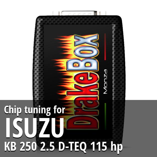Chip tuning Isuzu KB 250 2.5 D-TEQ 115 hp