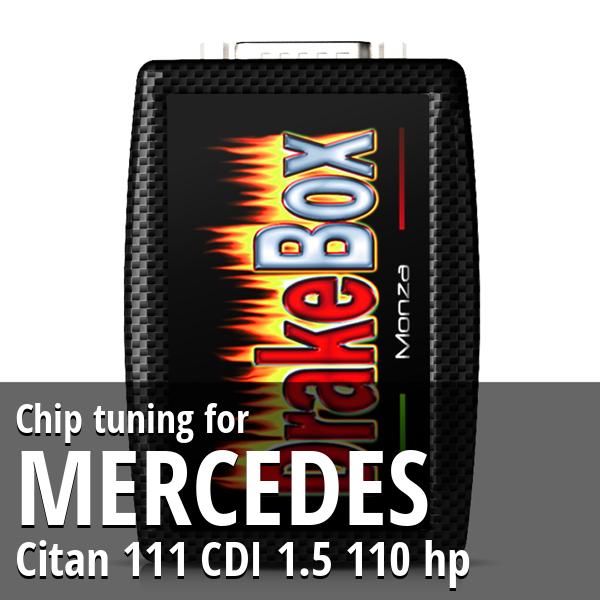 Chip tuning Mercedes Citan 111 CDI 1.5 110 hp