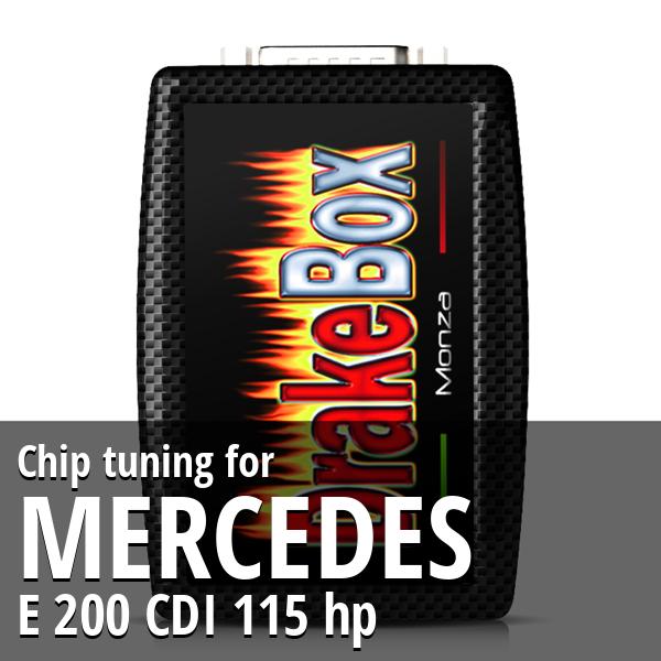 Chip tuning Mercedes E 200 CDI 115 hp