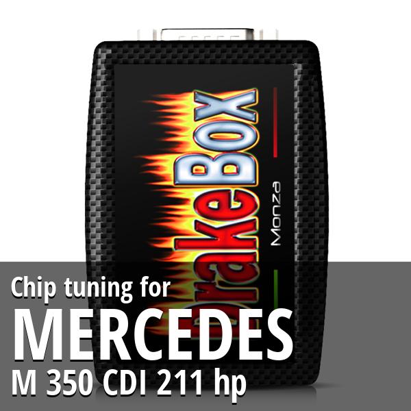 Chip tuning Mercedes M 350 CDI 211 hp