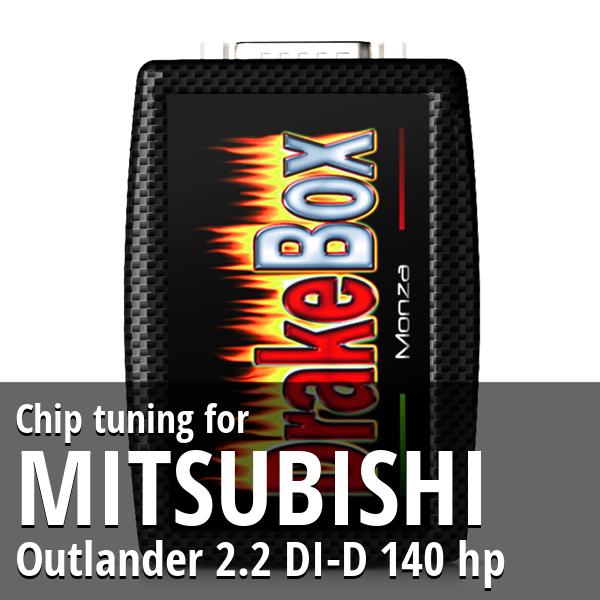Chip tuning Mitsubishi Outlander 2.2 DI-D 140 hp