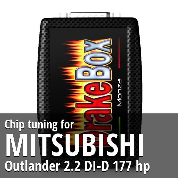 Chip tuning Mitsubishi Outlander 2.2 DI-D 177 hp