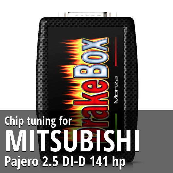 Chip tuning Mitsubishi Pajero 2.5 DI-D 141 hp