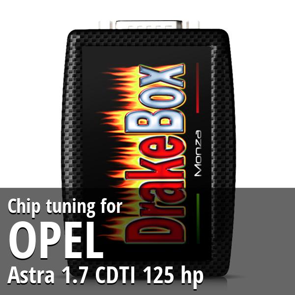 Chip tuning Opel Astra 1.7 CDTI 125 hp