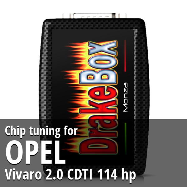 Chip tuning Opel Vivaro 2.0 CDTI 114 hp
