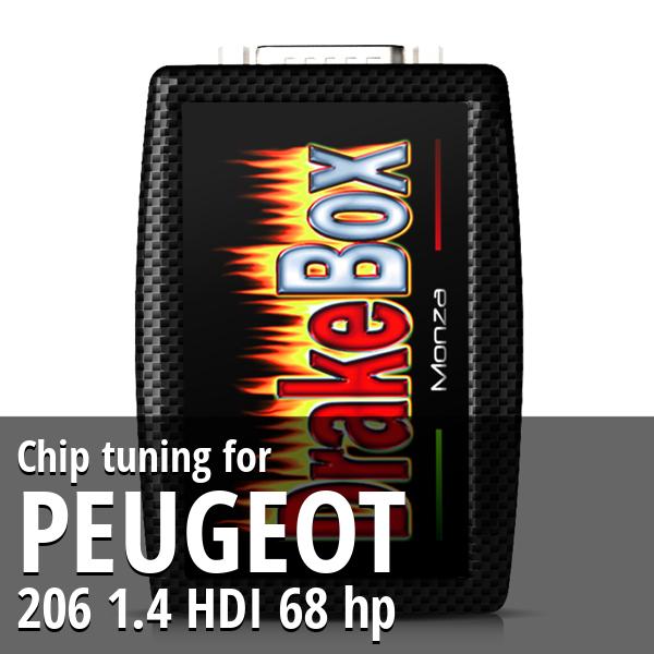 Chip tuning Peugeot 206 1.4 HDI 68 hp