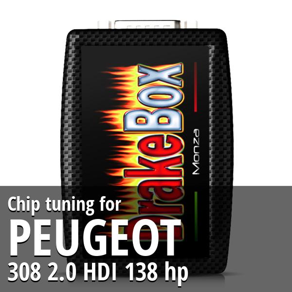 Chip tuning Peugeot 308 2.0 HDI 138 hp