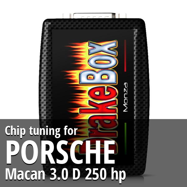 Chip tuning Porsche Macan 3.0 D 250 hp