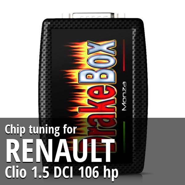 Chip tuning Renault Clio 1.5 DCI 106 hp