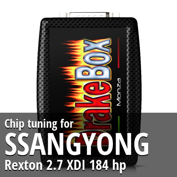 Chip tuning Ssangyong Rexton 2.7 XDI 184 hp