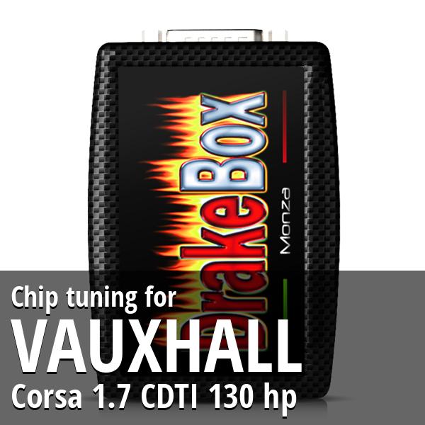 Chip tuning Vauxhall Corsa 1.7 CDTI 130 hp