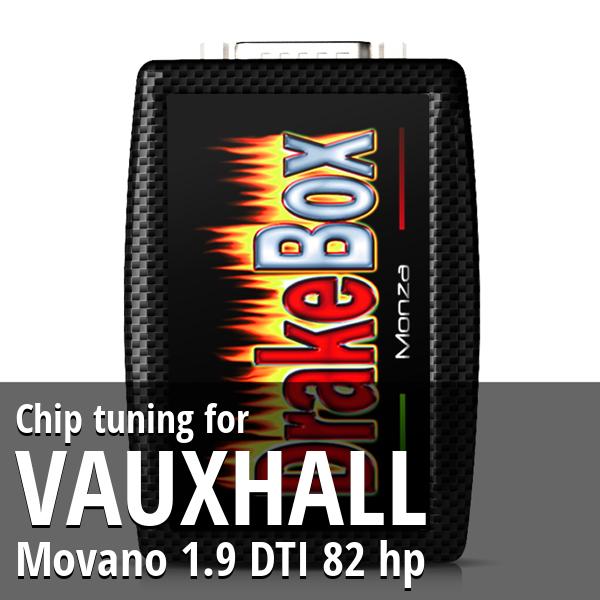 Chip tuning Vauxhall Movano 1.9 DTI 82 hp