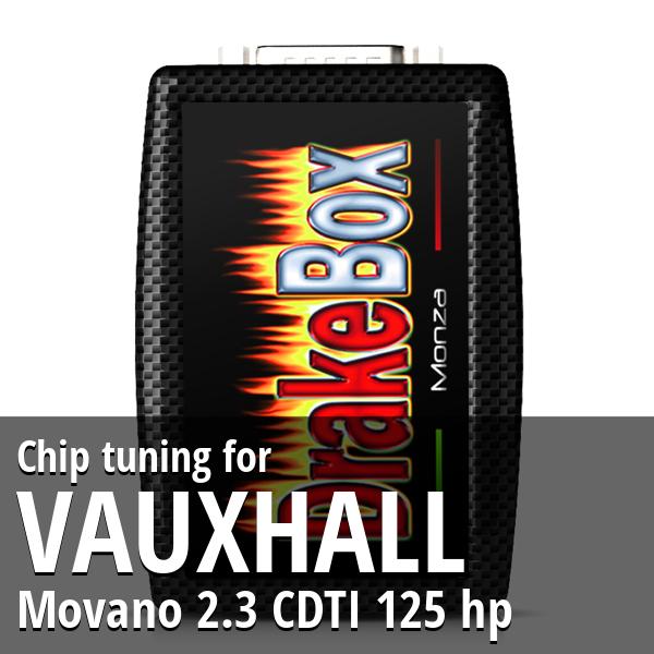 Chip tuning Vauxhall Movano 2.3 CDTI 125 hp