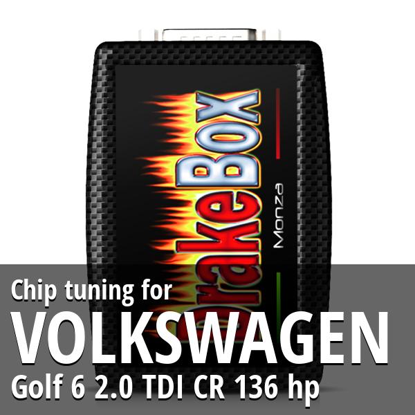 Chip tuning Volkswagen Golf 6 2.0 TDI CR 136 hp