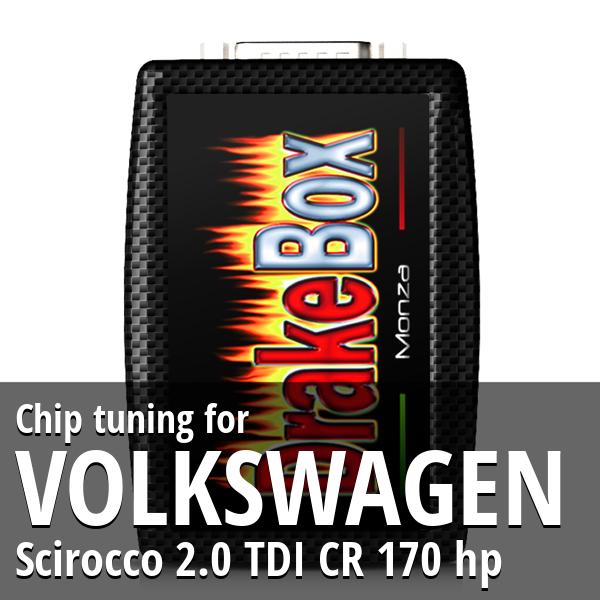 Chip tuning Volkswagen Scirocco 2.0 TDI CR 170 hp