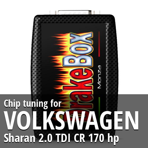 Chip tuning Volkswagen Sharan 2.0 TDI CR 170 hp