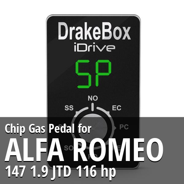 Chip Alfa Romeo 147 1.9 JTD 116 hp Gas Pedal