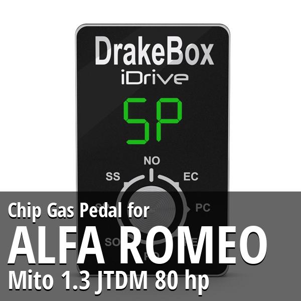 Chip Alfa Romeo Mito 1.3 JTDM 80 hp Gas Pedal