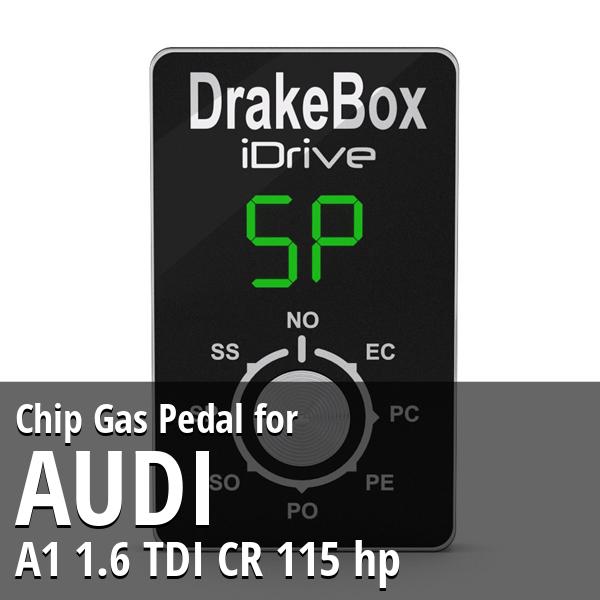 Chip Audi A1 1.6 TDI CR 115 hp Gas Pedal