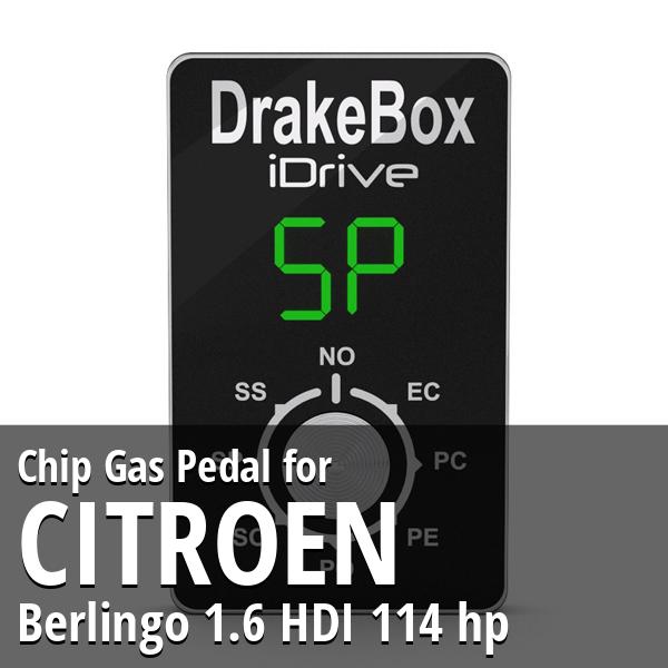 Chip Citroen Berlingo 1.6 HDI 114 hp Gas Pedal