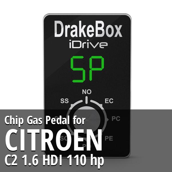 Chip Citroen C2 1.6 HDI 110 hp Gas Pedal