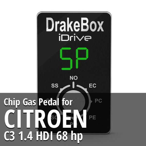 Chip Citroen C3 1.4 HDI 68 hp Gas Pedal