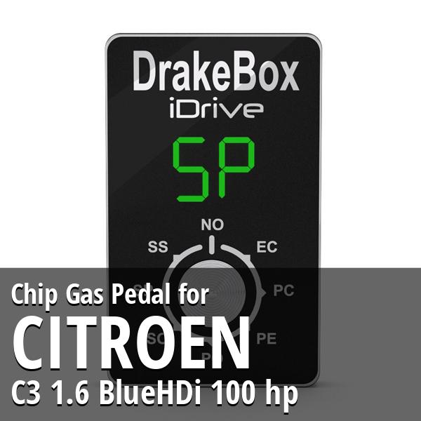 Chip Citroen C3 1.6 BlueHDi 100 hp Gas Pedal