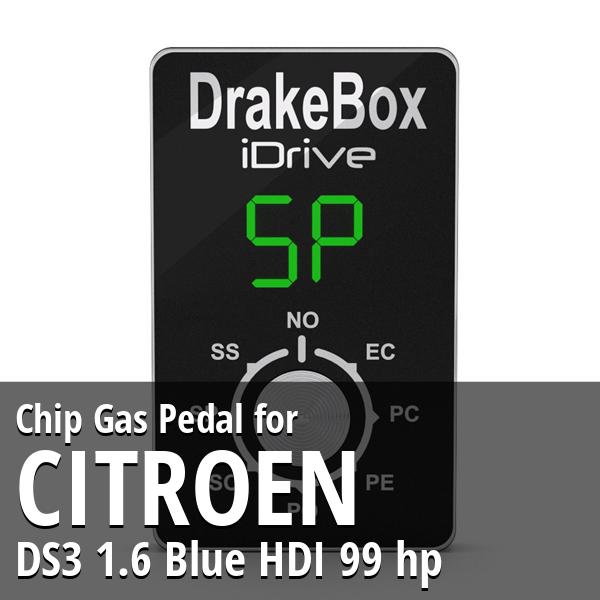Chip Citroen DS3 1.6 Blue HDI 99 hp Gas Pedal