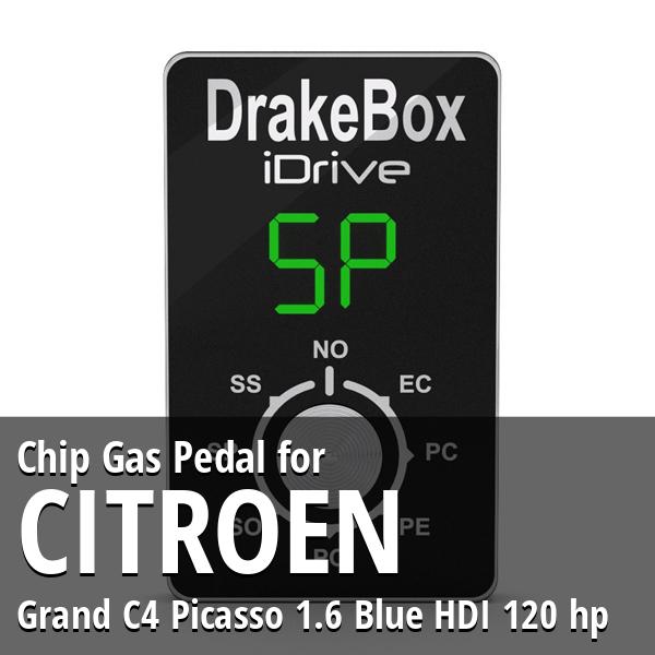 Chip Citroen Grand C4 Picasso 1.6 Blue HDI 120 hp Gas Pedal