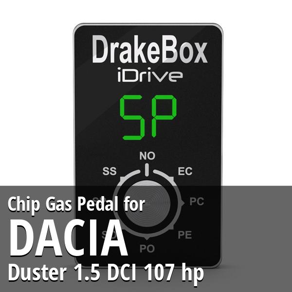 Chip Dacia Duster 1.5 DCI 107 hp Gas Pedal