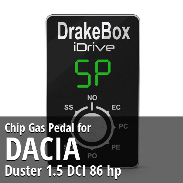 Chip Dacia Duster 1.5 DCI 86 hp Gas Pedal