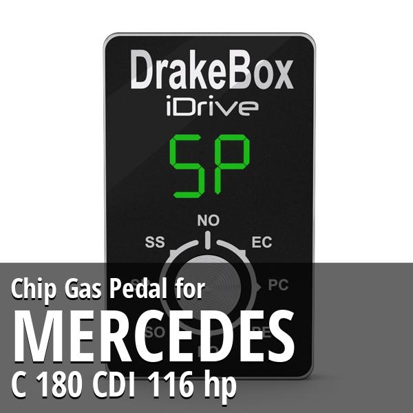 Chip Mercedes C 180 CDI 116 hp Gas Pedal