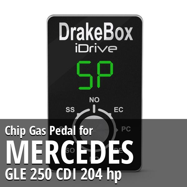 Chip Mercedes GLE 250 CDI 204 hp Gas Pedal