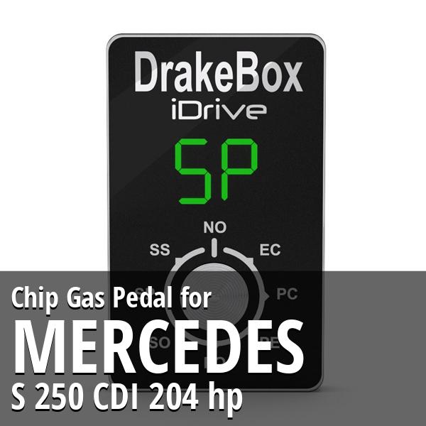 Chip Mercedes S 250 CDI 204 hp Gas Pedal