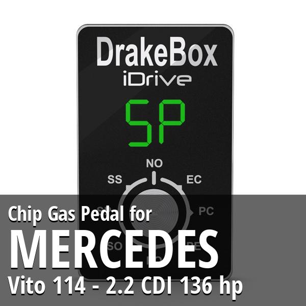 Chip Mercedes Vito 114 - 2.2 CDI 136 hp Gas Pedal