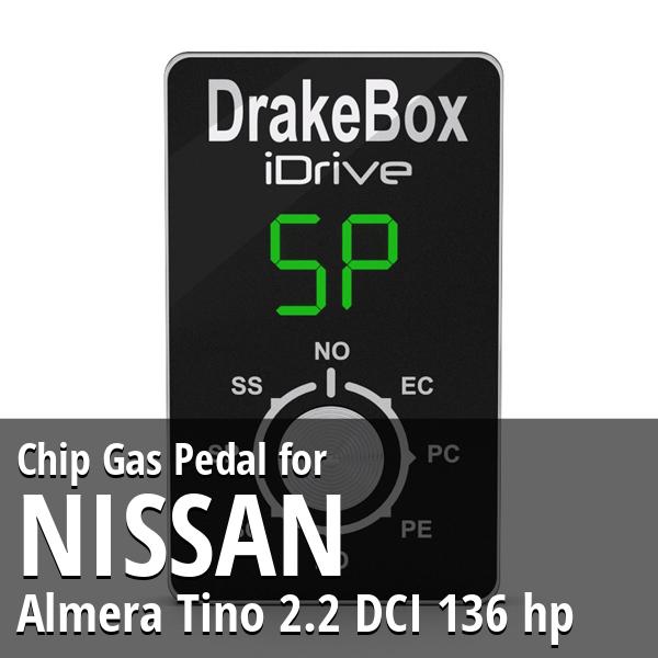 Chip Nissan Almera Tino 2.2 DCI 136 hp Gas Pedal