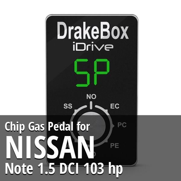 Chip Nissan Note 1.5 DCI 103 hp Gas Pedal
