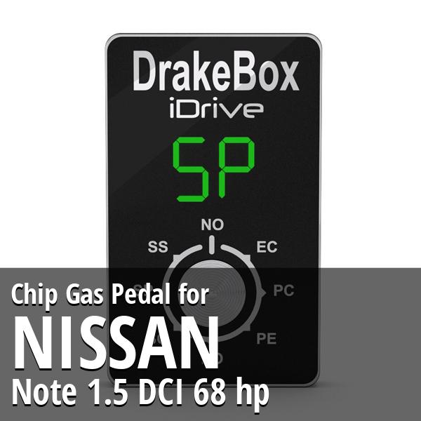 Chip Nissan Note 1.5 DCI 68 hp Gas Pedal