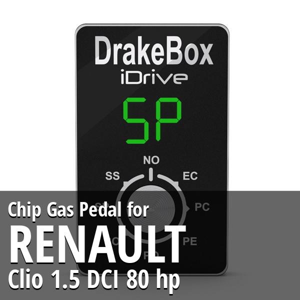 Chip Renault Clio 1.5 DCI 80 hp Gas Pedal