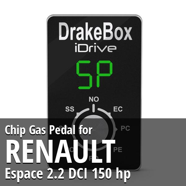 Chip Renault Espace 2.2 DCI 150 hp Gas Pedal