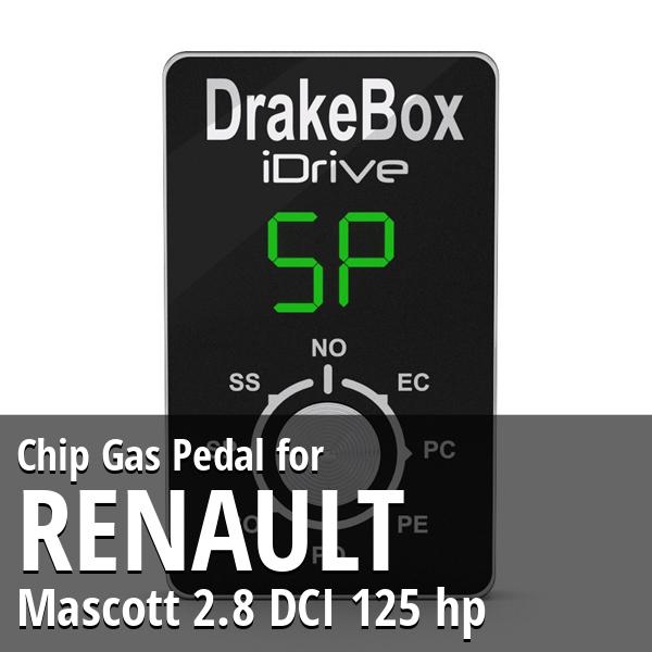 Chip Renault Mascott 2.8 DCI 125 hp Gas Pedal