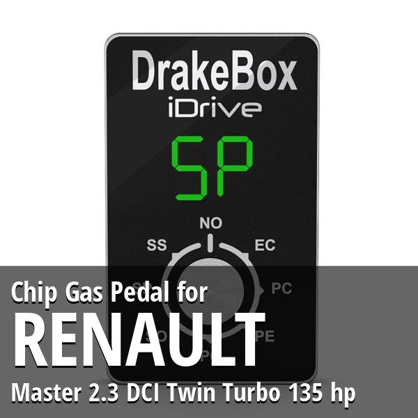 Chip Renault Master 2.3 DCI Twin Turbo 135 hp Gas Pedal