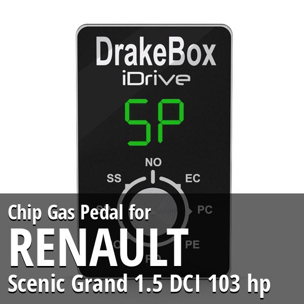 Chip Renault Scenic Grand 1.5 DCI 103 hp Gas Pedal