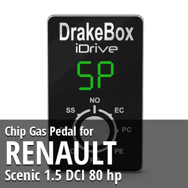 Chip Renault Scenic 1.5 DCI 80 hp Gas Pedal